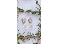 Minđuše od srebra i Swarovski kristala- zvezdice 14mm