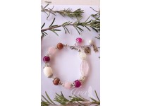 Narukvica sa miksom kristala za ljubav i sreću