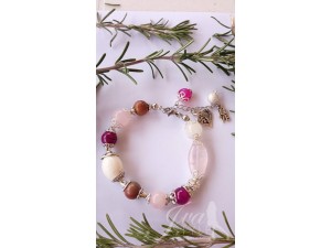 Narukvica sa miksom kristala za ljubav i sreću