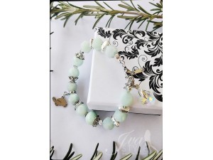 Narukvica od hematita i amazonita